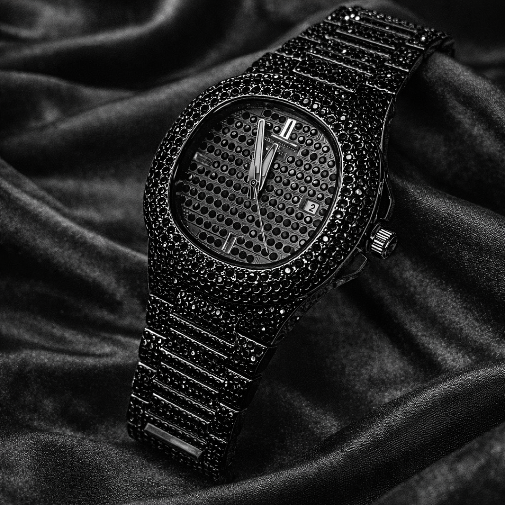 Men's Multicolor Luxury Watch with Chain Strap