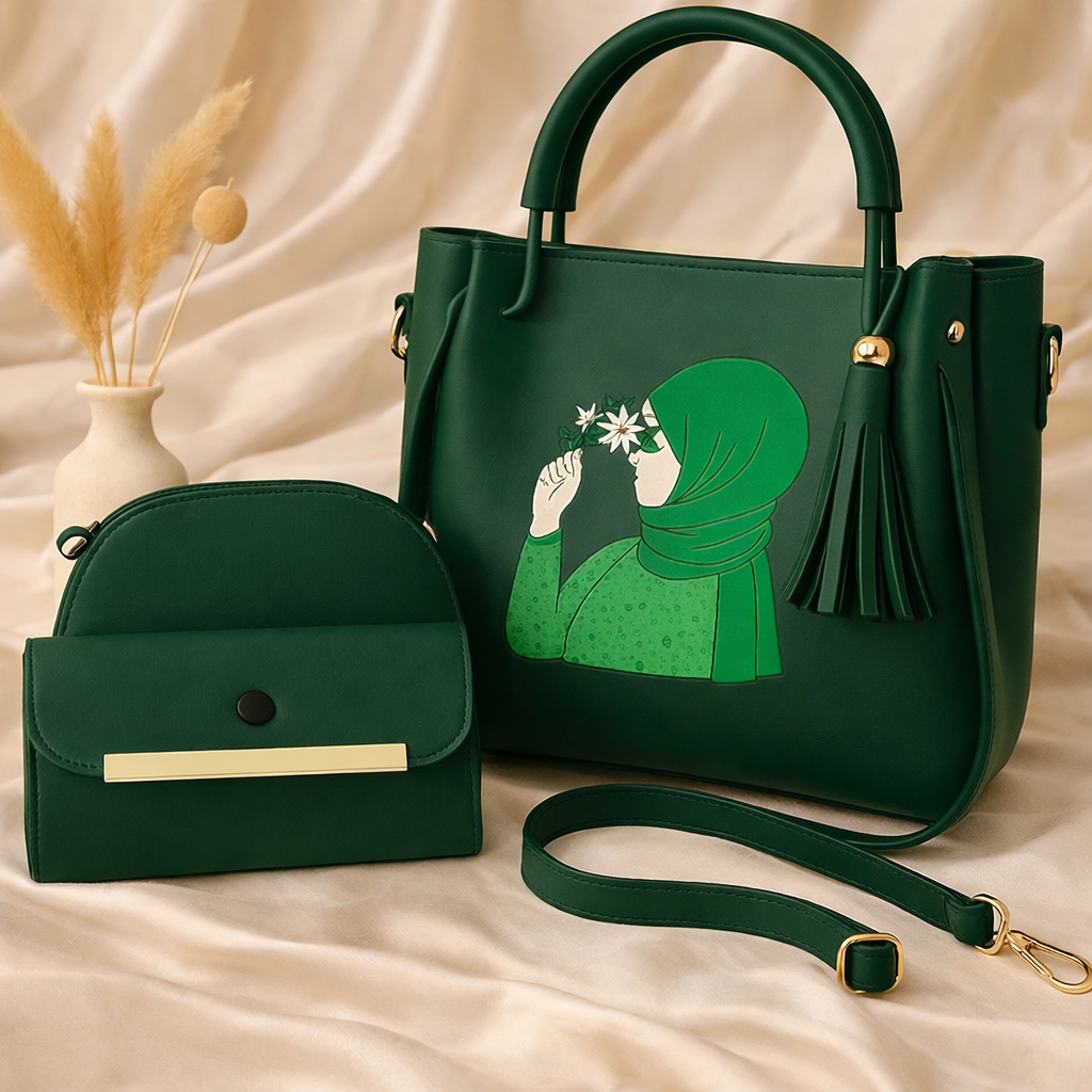 Women's Hijabi Printed Handbag