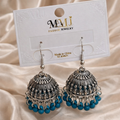 Fancy Silver Plated Earring Jhumka