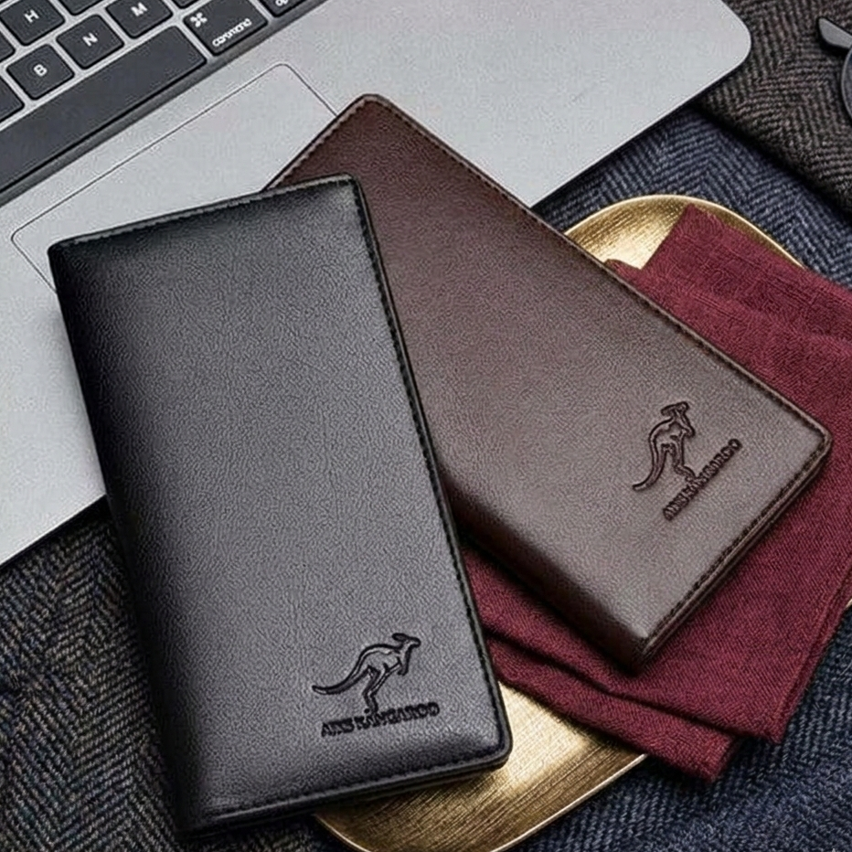 Men's Leather Bi-Fold Wallet