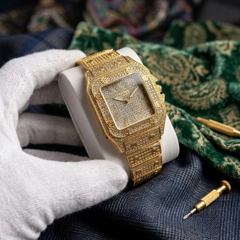 Men's Luxury Diamond Watch