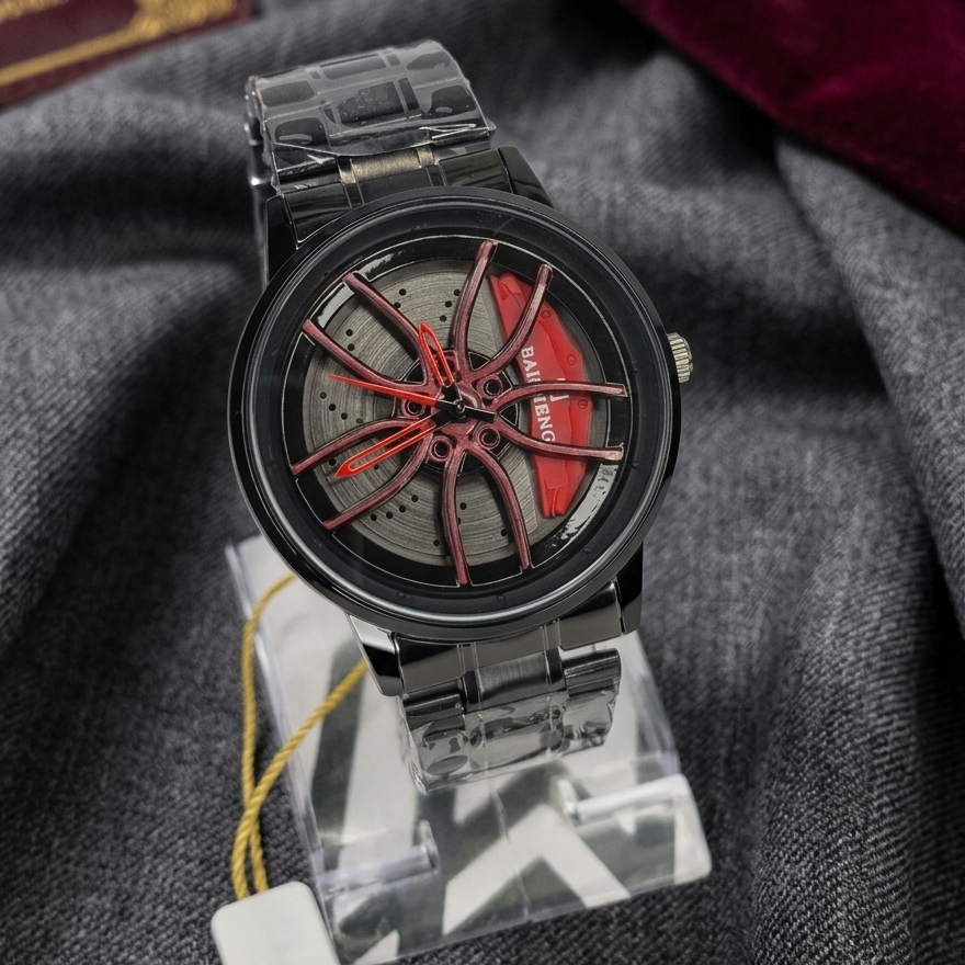 Stainless Steel Spinning Watch