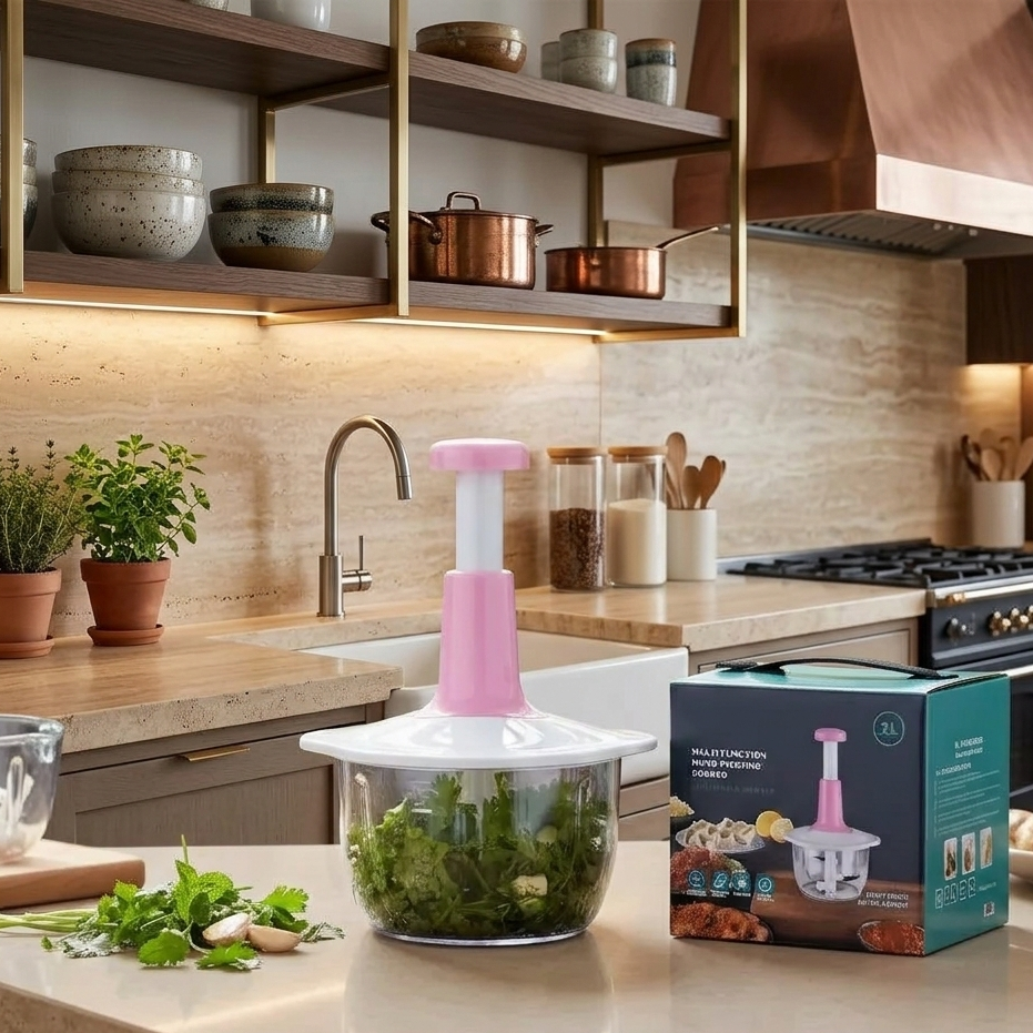 Hand Press Vegetable Chopper