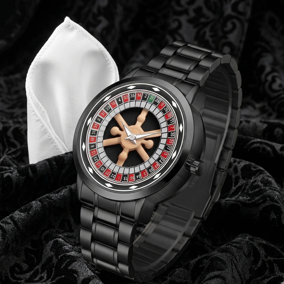 Branded Men's Roulette Watch Fashionable