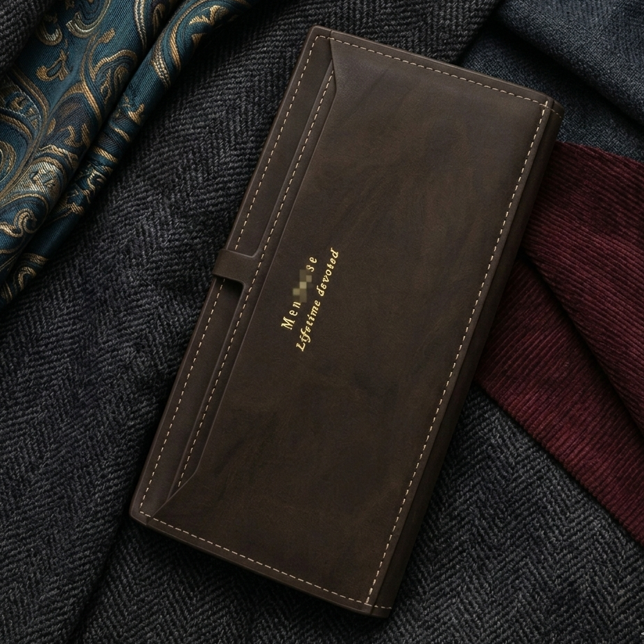 Men Spacious Leather Wallet
