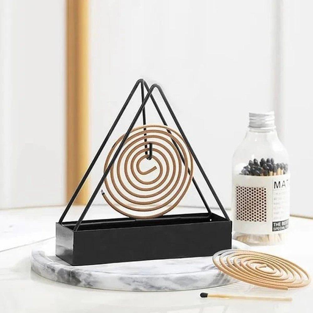 Metal Coil Incense Burner For Mosquitos-Decor