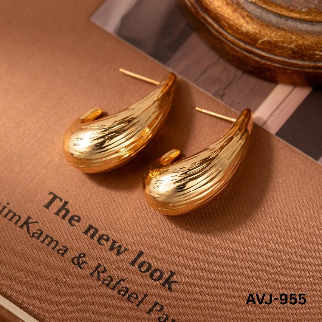 925 Stimulating curved korean -Earrings