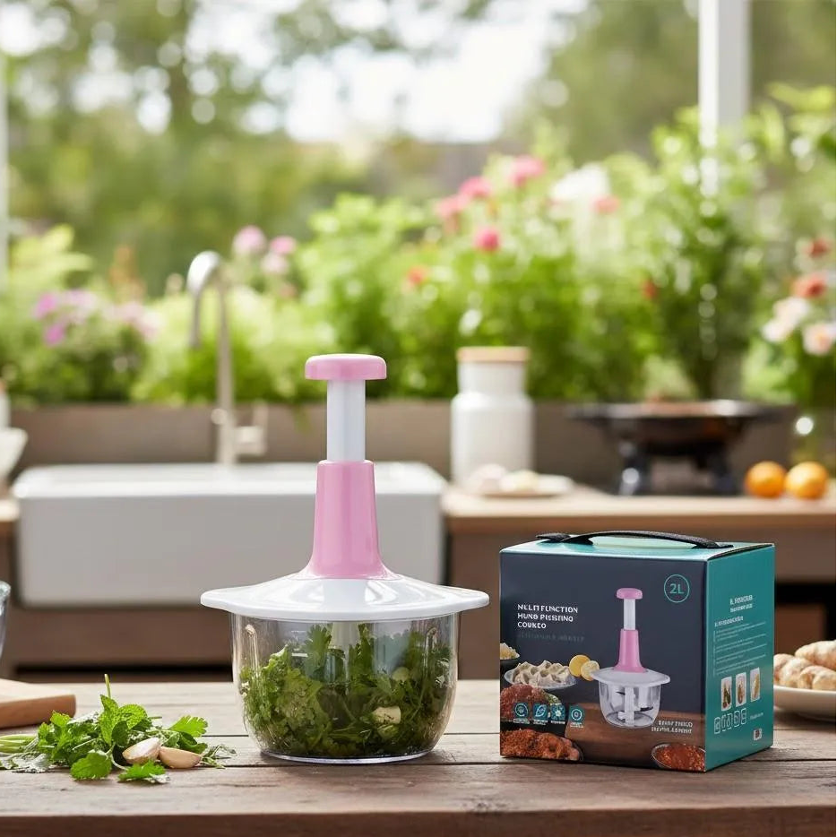 Hand Press Vegetable Chopper