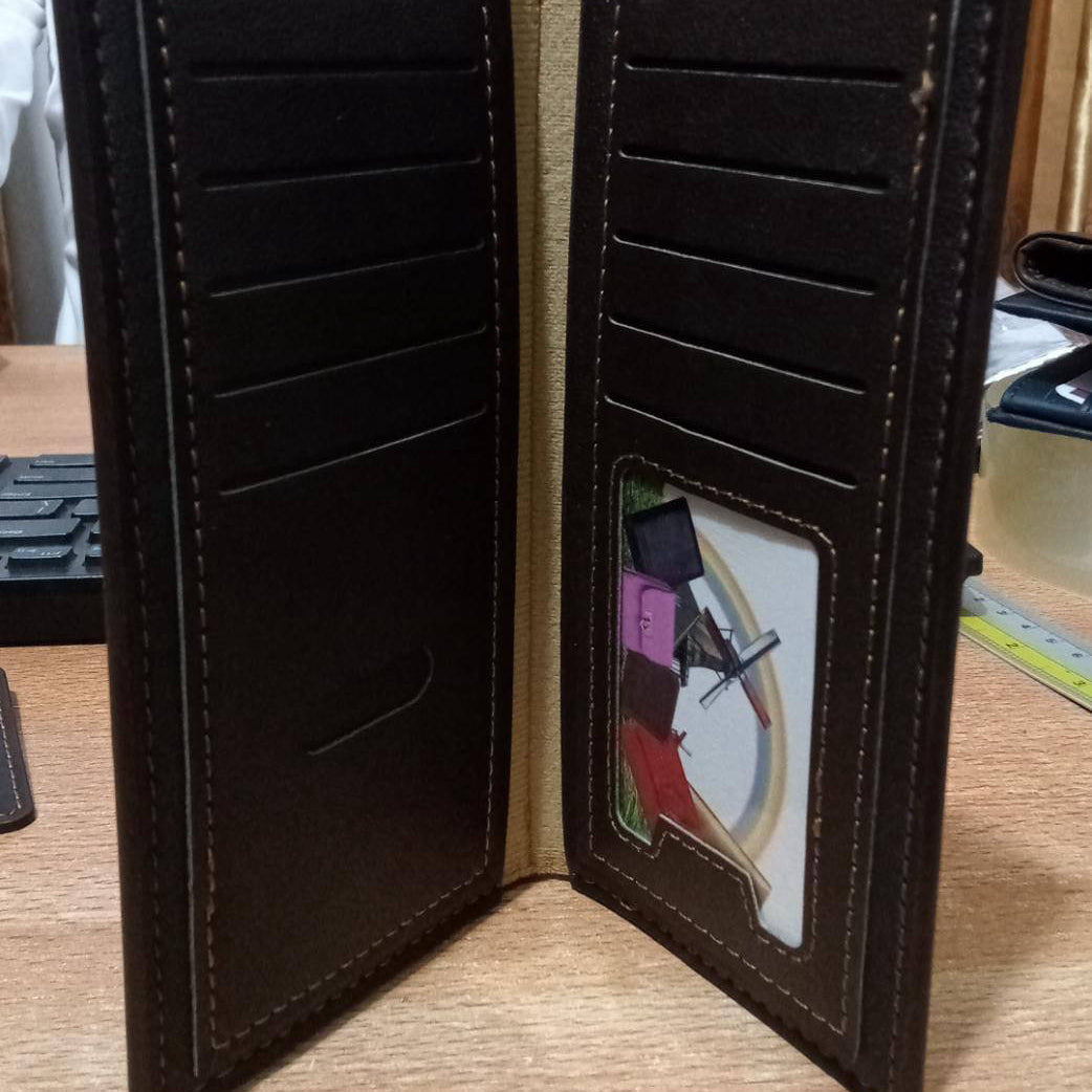 Men Spacious Leather Wallet
