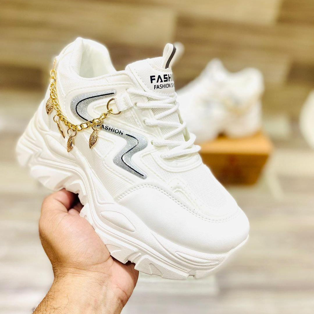 Women's Casual Fabric Joggers - Shoes